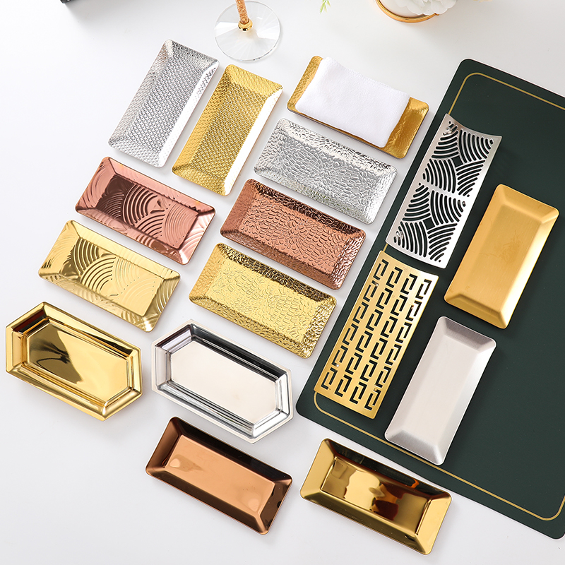 304不锈钢毛巾碟酒吧湿巾碟子