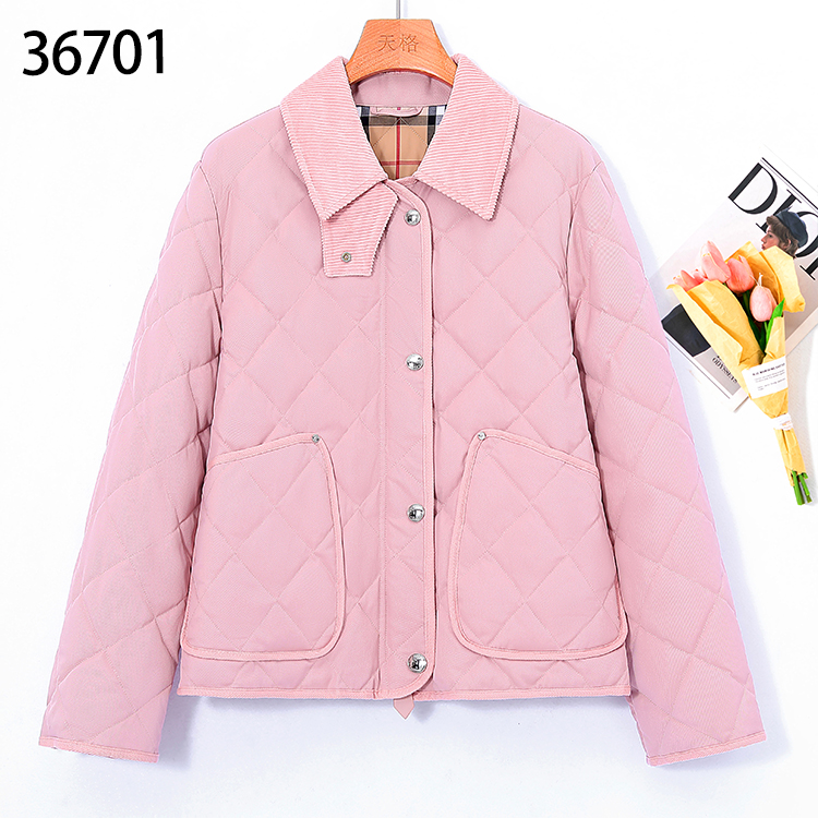 【妮妮推荐】SDX轻奢女装高级羽绒服 菱形格轻薄羽绒服36701