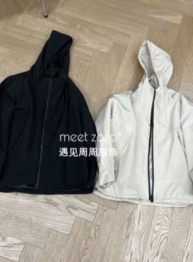 【周周】韩版简约连帽冲锋衣外套38281