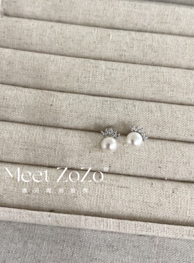 【周周】“皇冠耳钉”S925银精致百搭耳钉女352148