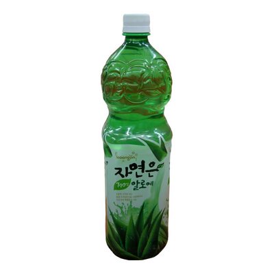 韩国进口饮料熊津芦荟汁1.5L