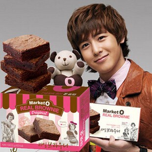 韩国蛋糕  Market O布朗尼蛋糕 巧克力低卡路里蛋糕  特价 120克