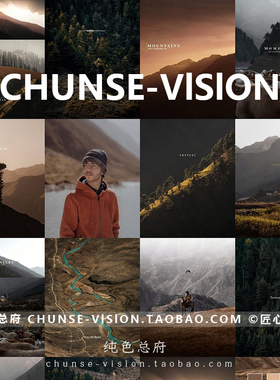 LR预设油管大神KHU旅行调色lut/pr达芬奇滤镜ps旅拍lightroom预设