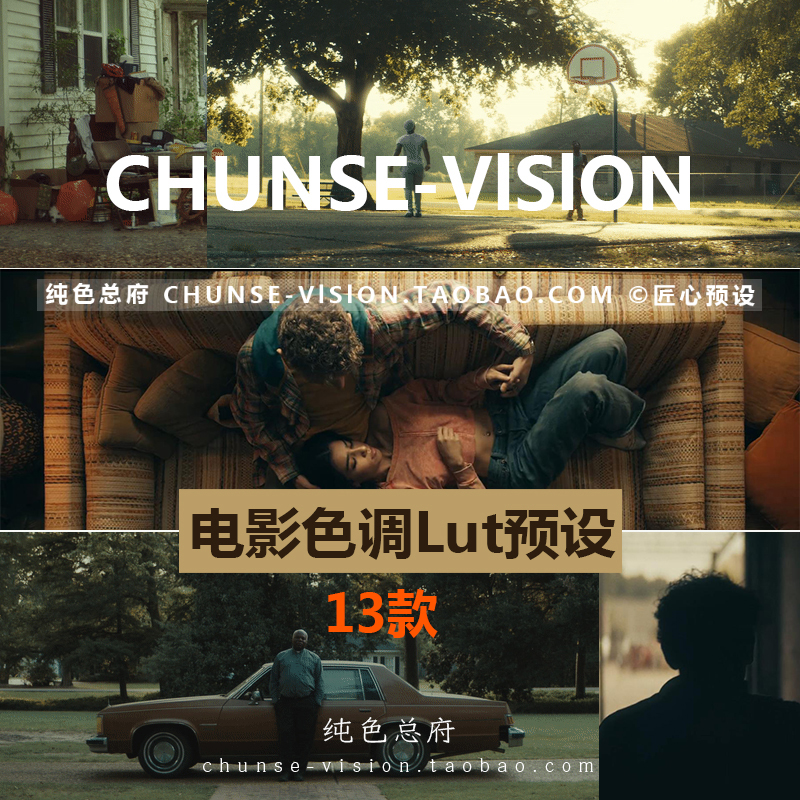 Pr调色AE达芬奇fcpx航拍复古弱光MV短片log电影色调PS滤镜Lut预设