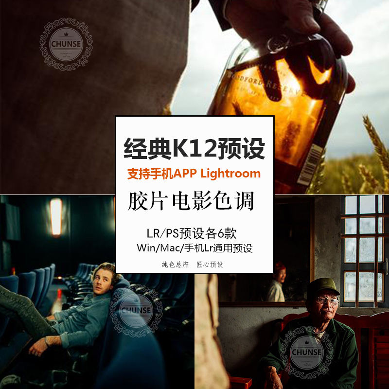 经典K14电影胶片预设人像纪实复古街拍旅拍LR/PS/ACR滤镜预设M85
