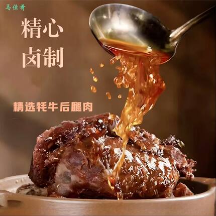 【马佳肴】草原酱香牛肉五香牦牛肉150g*4袋