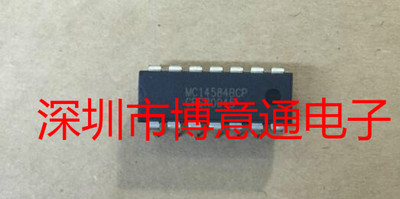 MC14584BCP 反相施密特触发器DIP14 CD4584BE TC4584BP全新可直拍