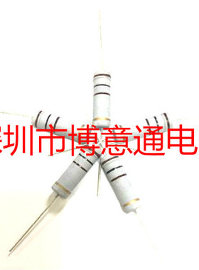5W10RJ卧式碳膜电阻负载电阻器100欧5W 5W100R 5W10R 100RJ可直拍