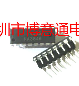 KA3846 脉冲宽度调制器UC3846 电源管理芯片IC UC3846N DIP16全新