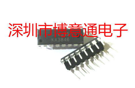 KA3846 脉冲宽度调制器UC3846 电源管理芯片IC UC3846N DIP16全新
