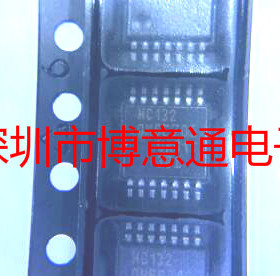 全新 SN74HC132PWR HC132丝印 74HC132PW TSSOP14 SN74HC132PW