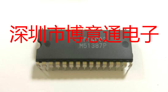 全新 M51387 3通道彩色显视频芯片 M51387P DIP  可直拍