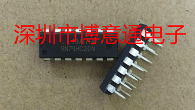 SN74HC20N  直插DIP14 74HC20 逻辑双路4输入与非门 HD74HC20P