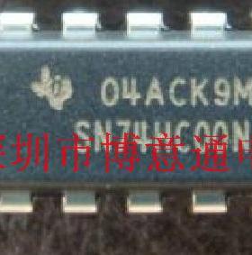 SN74HC00N 2输入四与非门 TC74HC00P 全新原装 CD74HC00N 可直拍