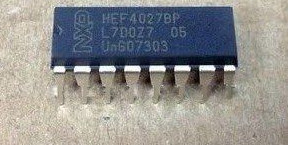 CD4027BE  DIP-16 双路J-K 主/从触发器 HEF4027 全新原装HCF4027