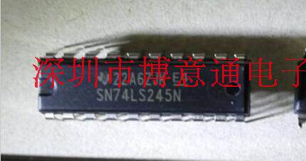 SN74LS245N 双向总线发送器/接收器.三态输出八组总线收发器 原装