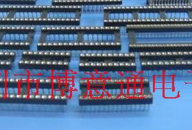 全新28脚圆孔IC插座 DIP28pcs圆脚直插IC插座 圆孔IC测试座可直拍