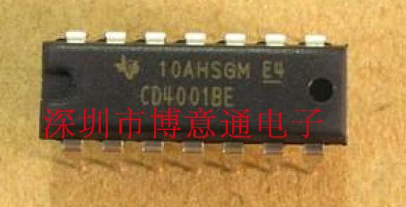 CD4001BE 四2输入端或非门 DIP14 HEF4001BP  TC4001BP 可直拍