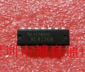 RC4136N  四通用运算放大器  RC4136D 全新原装 RC4136 可直拍
