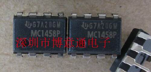 MC1458N 运算放大器  MC1458P  DIP-8 LM1458N 可直拍
