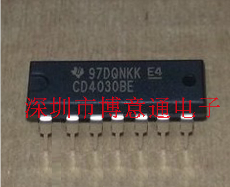 HCF4030BE四输入端与非门/四异或门 DIP14 TC4030P可直拍