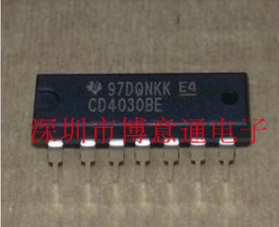CD4030BE 全新 HEF4030BP 四2输入端与非门 4030 DIP14 可直拍