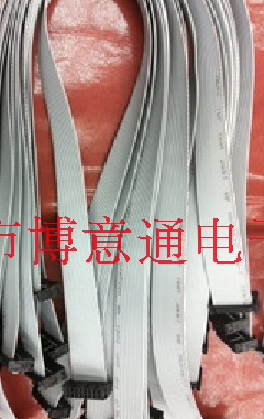 20芯排线2.54mm针距/LED显示数据线灰. 带接头双排2X10,长200CM