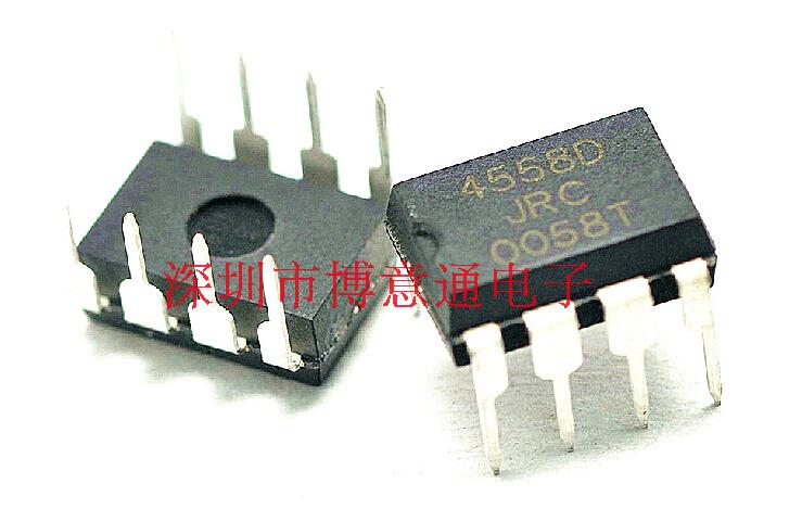 全新 NJM4558D 直插DIP8 JRC4558D 全新双路运算放大器 非国产