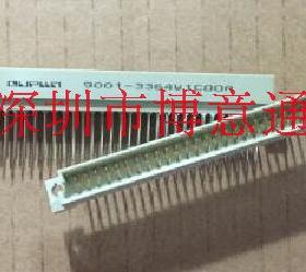 9001-3364W1C00A 绿色64P连接器 2X32直针公座 9001-3364W可直拍