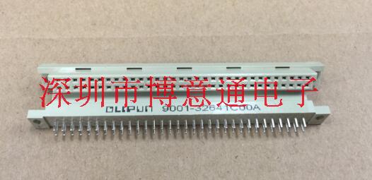 9001-32641c00a 绿色64P连接器 2X32直针母座 9001-32641 可直拍