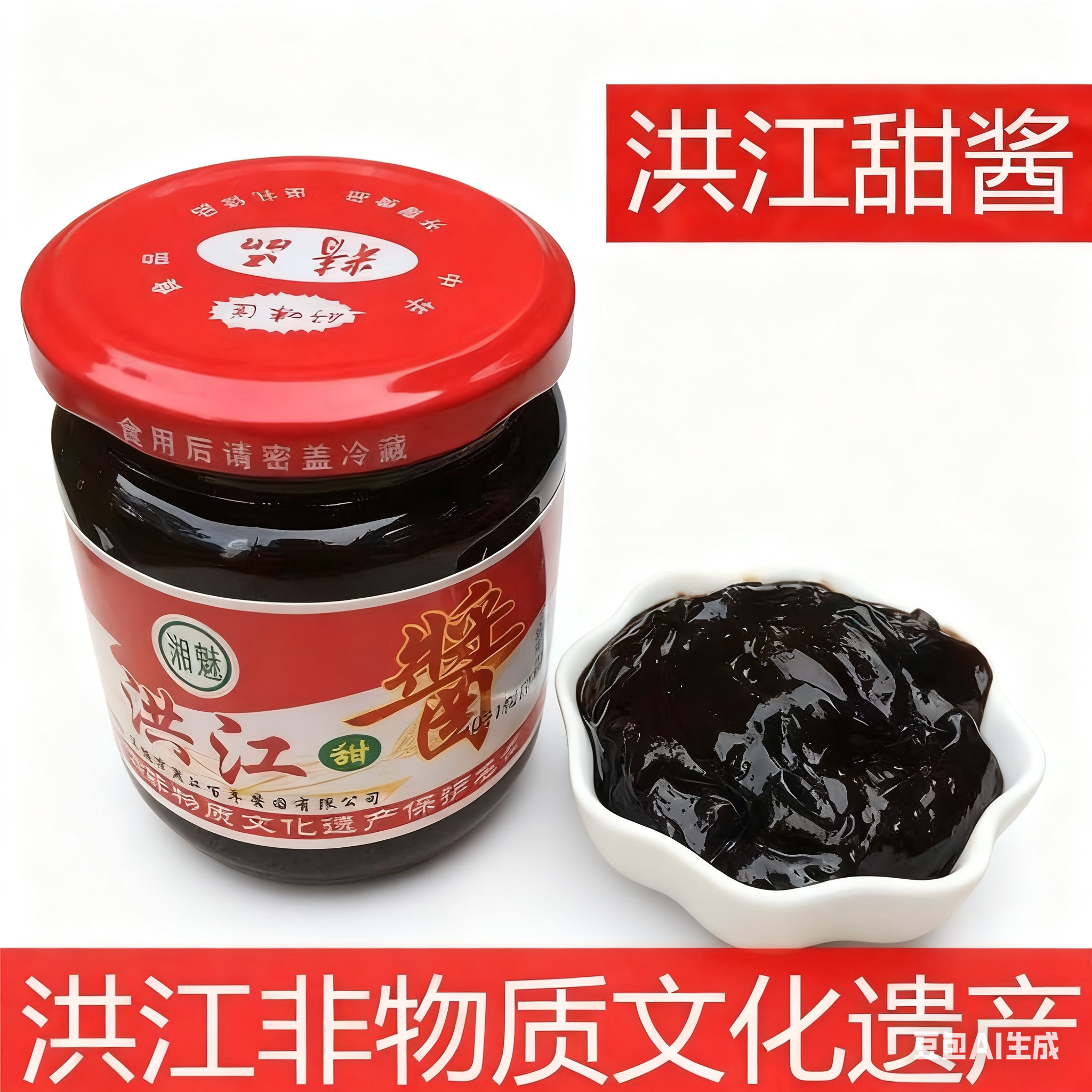 湖南特产甜面酱血粑鸭调料甜酱