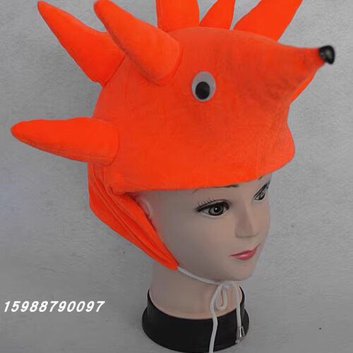 六一幼儿成人蚂蚁刺猬小鸟帽子
