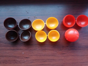 1000个加厚蜡丸药丸盒塑料空药丸壳球型壳蜡壳中药蜜丸壳便携收纳