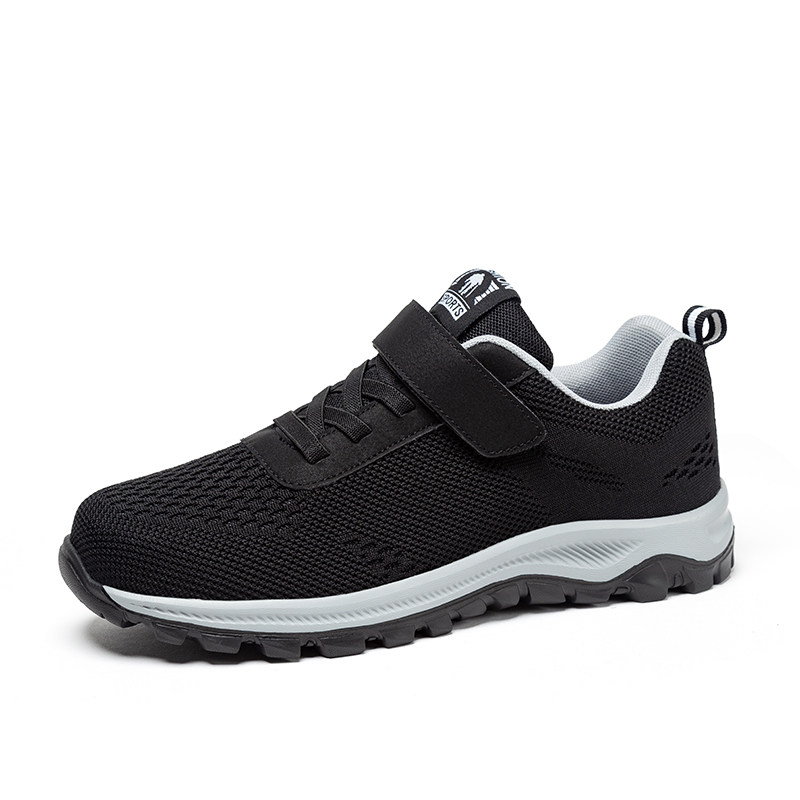 防滑春季中老年运动休闲鞋软底老人爸爸鞋舒适健步鞋父亲旅游鞋子
