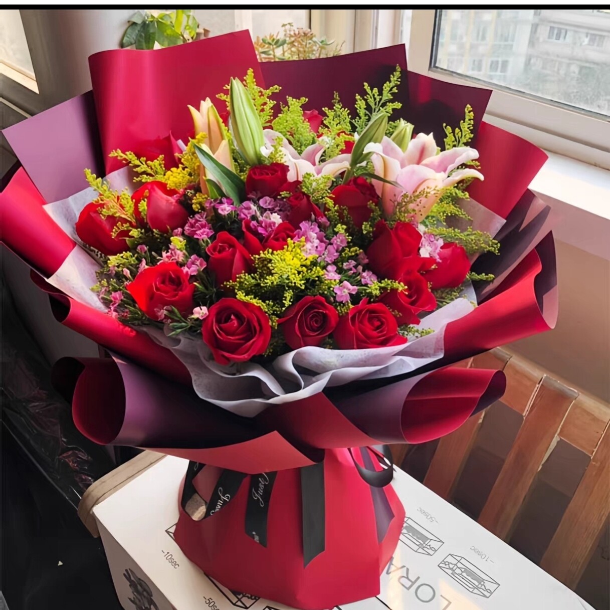 全国配送鲜花速递同城玫瑰花店配送女友生日花束深圳广州武汉济南
