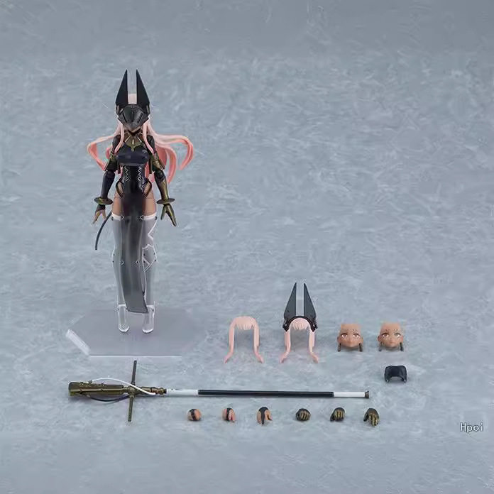 狼族动漫 漆黑的守护者 figma579#阿努比斯 可动摆件人偶盒装手办