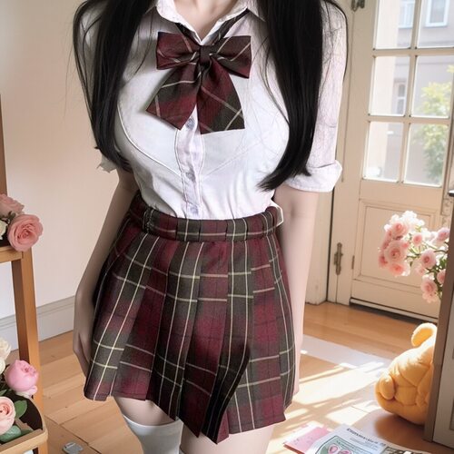 jk制服裙日系学院风百褶裙