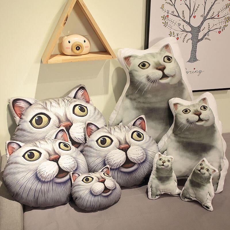 网红mur猫抱枕搞怪表情包沙雕猫咪公仔玩偶毛绒玩具