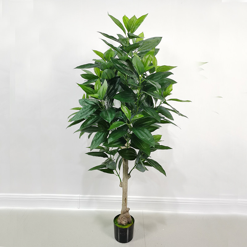 假树人造和平树盆栽客厅入口落地大型植物绿色植物塑料盆景家居装