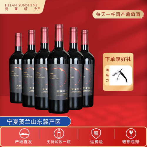 贺兰干红葡萄酒阳光庄园窖陈