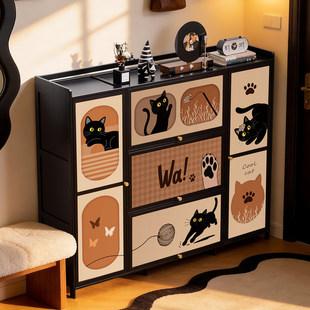 鞋架子多层家用门口入户带门鞋柜收纳柜一体靠墙简易新款爆款高档