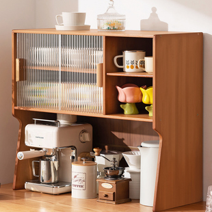 水杯置物架家用防尘茶杯收纳架厨房台面杯具置物架桌面杯子收纳柜