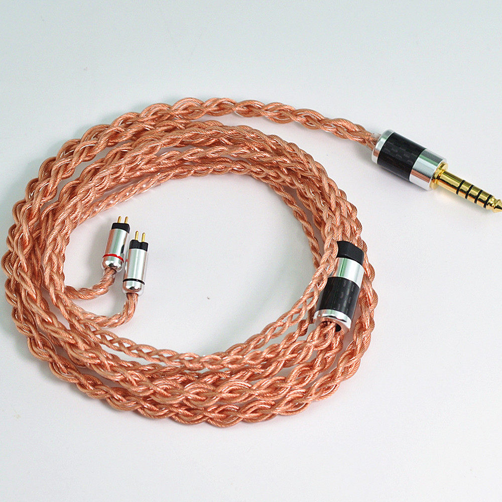 6芯万隆 Type2 7N冷冻单晶铜MMX 0.78 IPX N5005 IE900耳机升级线