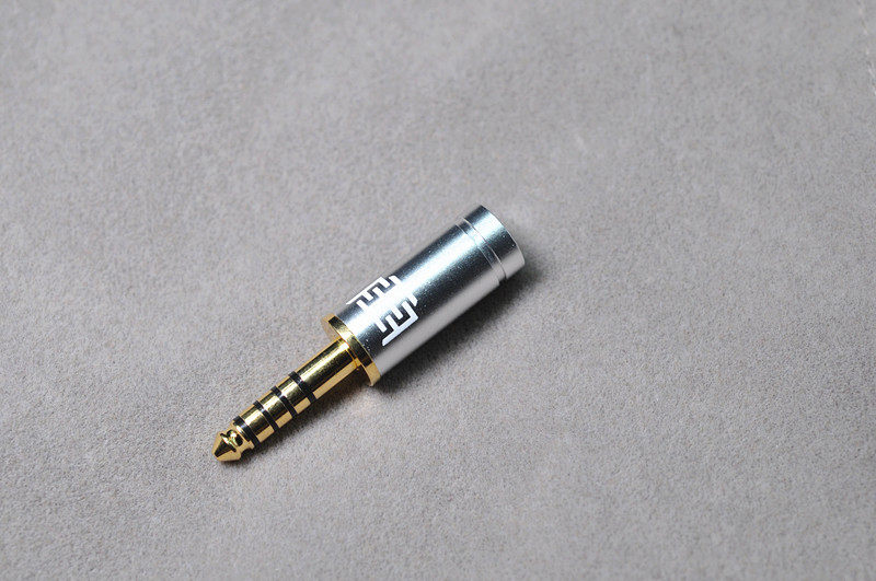 美国Eidolic 4.4mm镀金平衡插头耳机线升级插头音频线平衡升级插