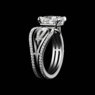 轻奢欧美亚马逊新款 几何线条开口戒指 女士个性 指环饰品ring 时尚