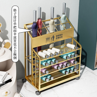 雨伞架收纳架入户雨伞桶酒店大堂售楼部商用大容量雨伞沥水存放架