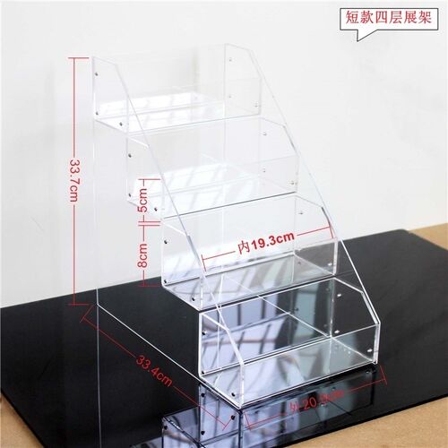 阶梯式收银货架饰品店亚克力透明