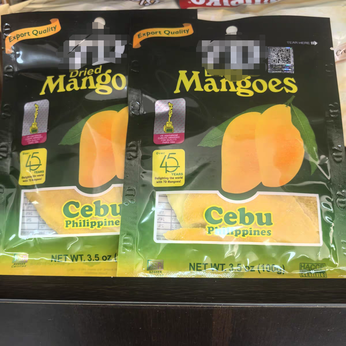 菲律宾产芒果干100g 包邮果味正宗 厚切大片无丝热销爆款推荐