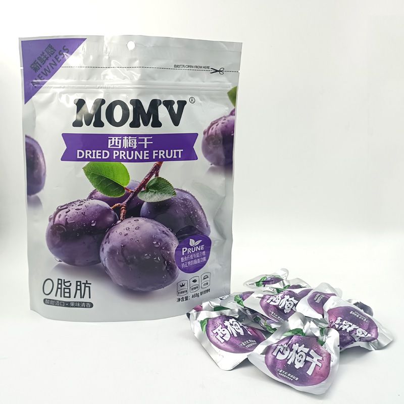 MOMV西梅干468g袋装西梅凉果脯果干蜜饯网红休闲办公解馋零食小吃