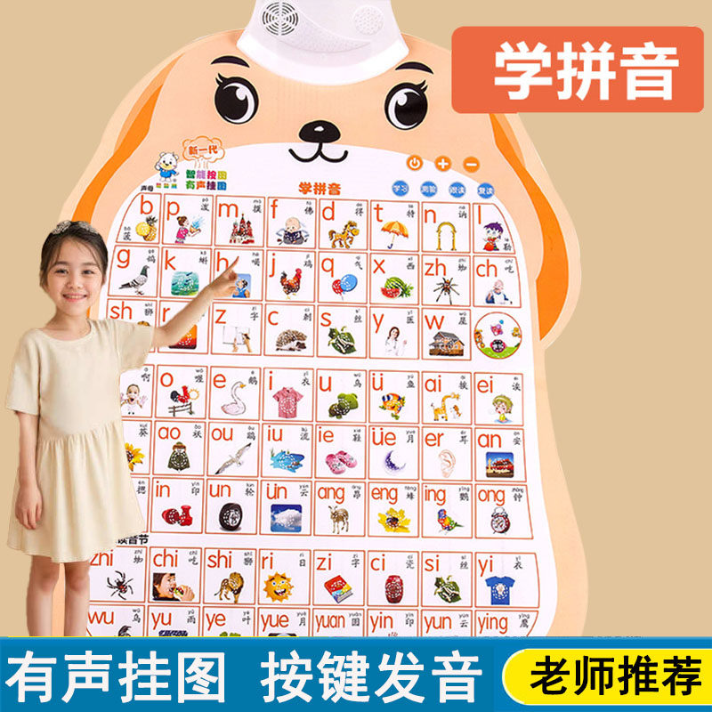 大号汉语拼音字母表墙贴